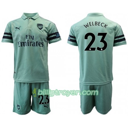 Billige Fotballdrakter Arsenal Welbeck 23 Barn Tredjedraktsett 2018/19 Kortermet